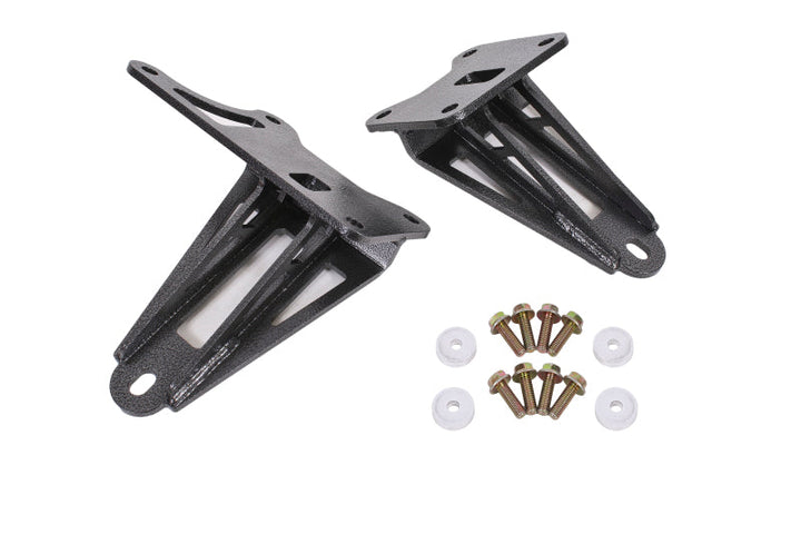 BMR 11-17 S197 Mustang Motor Mount Brackets - Black Hammertone - Premium Engine Mounts from BMR Suspension - Just 525.67 SR! Shop now at Motors