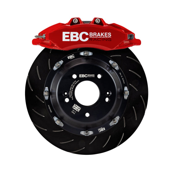 EBC Racing 08-21 Nissan 370Z Red Apollo-6 Calipers 355mm Rotors Front Big Brake Kit - Premium Big Brake Kits from EBC - Just 9428.19 SR! Shop now at Motors