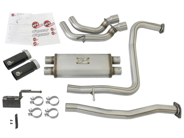 aFe POWER Rebel Series 2-1/2in 409 SS Cat Back Exhaust w/ Black Tips 16-17 Nissan Titan V8 5.6L - Premium Catback from aFe - Just 4353.87 SR! Shop now at Motors