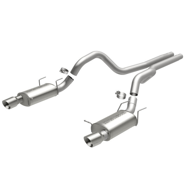 MagnaFlow 13 Ford Mustang Dual Split Rear Exit Stainless Cat Back Performance Exhaust (Street) - Premium Catback from Magnaflow - Just 4388.99 SR! Shop now at Motors