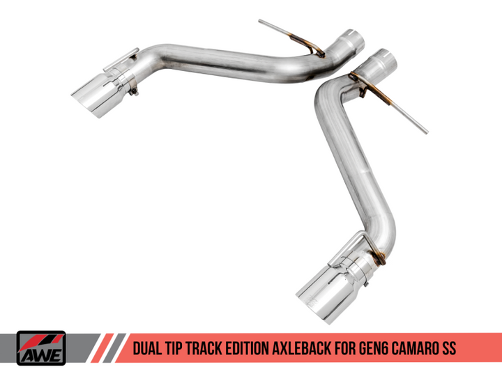 AWE Tuning 16-19 Chevrolet Camaro SS Axle-back Exhaust - Track Edition (Chrome Silver Tips) - Premium Axle Back from AWE Tuning - Just 2023.53 SR! Shop now at Motors