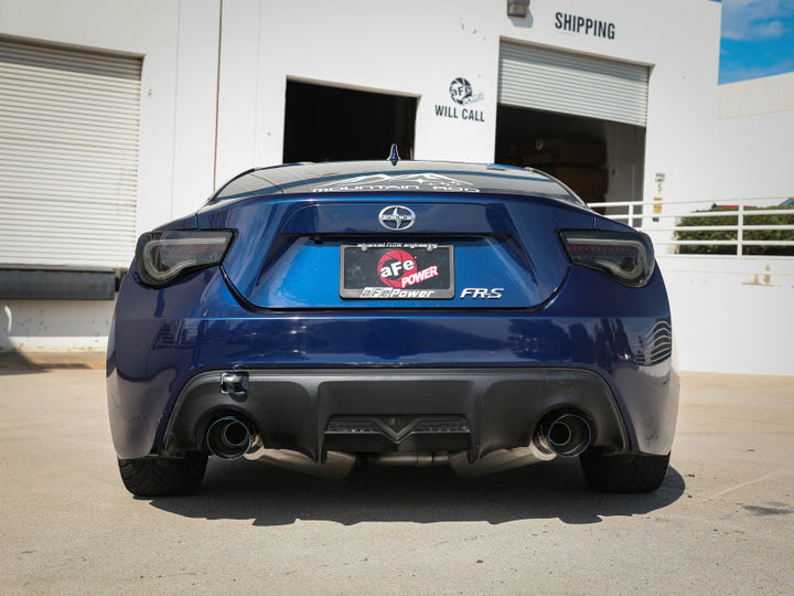 aFe Takeda Exhaust Axle-Back 13-15 Scion FRS / Subaru BRZ 304SS Blue Flame Dual Tips Exhaust - Premium Axle Back from aFe - Just 3948.51 SR! Shop now at Motors