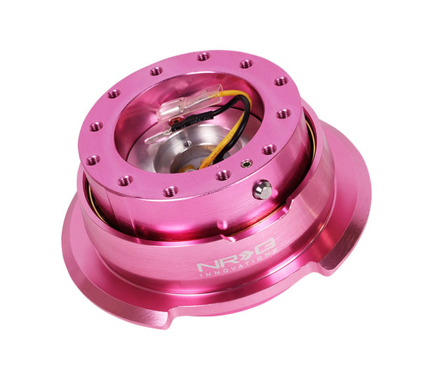 NRG Quick Release Kit Gen 2.8 - Pink Body / Pink Ring - Premium Quick Release Adapters from NRG - Just 544.60 SR! Shop now at Motors