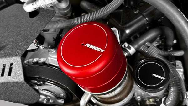 Perrin 2015+ Subaru WRX/STI Oil Filter Cover - Red - Premium Oil Filters from Perrin Performance - Just 312.51 SR! Shop now at Motors