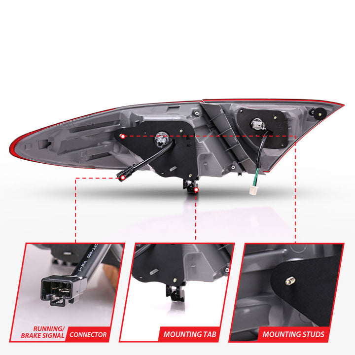 ANZO 2015-2016 Toyota Camry LED Taillights Smoke - Premium Tail Lights from ANZO - Just 2316.49 SR! Shop now at Motors