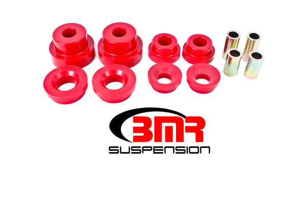 BMR 10-15 5th Gen Camaro Rear Cradle Pro Version Full Bushing Kit (Polyurethane) - Red - Premium Differential Bushings from BMR Suspension - Just 1577.39 SR! Shop now at Motors