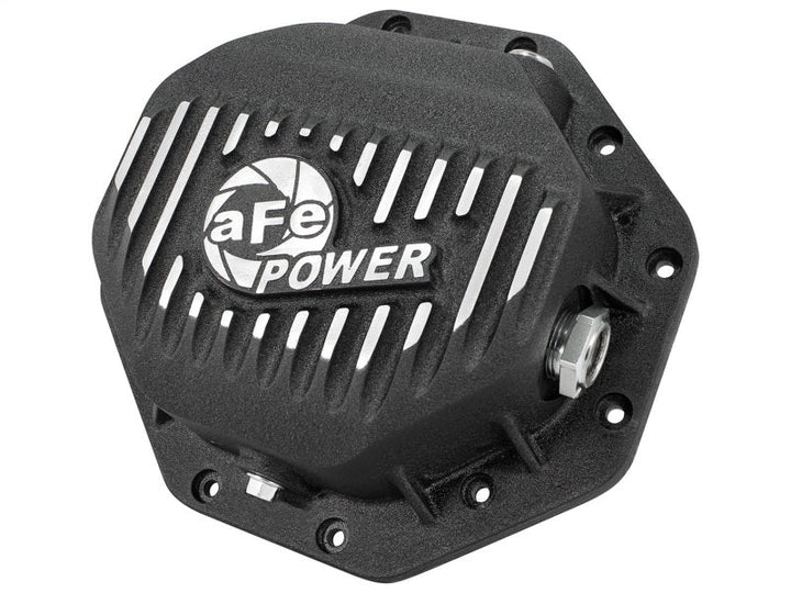 AFE Rear Differential Cover (Black Machined; Pro Series); Dodge/RAM 94-14 Corporate 9.25 (12-Bolt) - Premium Diff Covers from aFe - Just 1333.04 SR! Shop now at Motors