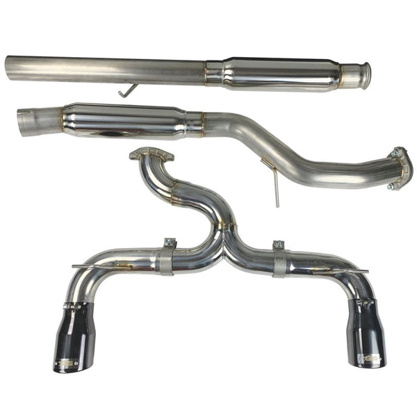 Injen 16-18 Ford Focus RS 3in Cat-Back Stainless Steel Exhaust w/ 4in Black Chrome Tips - Premium Catback from Injen - Just 4520.91 SR! Shop now at Motors