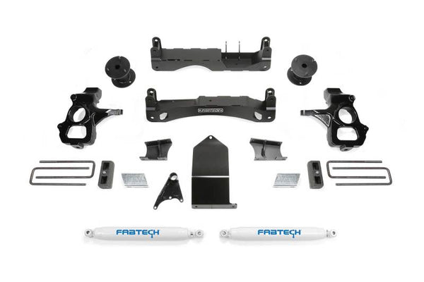 Fabtech 14-18 GM C/K1500 P/U w/oE Forg Stl UCA 4in Basic Sys w/Perf Shks - Premium Lift Kits from Fabtech - Just 7046.75 SR! Shop now at Motors