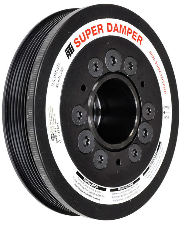 ATI Damper - 6.78in - AL - 6 Grv - 10 Per UD - LS1/2/3/6/L76 - 97-13 28T 8mm HTD Drive Rear - 3 Rng - Premium Crankshaft Dampers from ATI - Just 1642.42 SR! Shop now at Motors