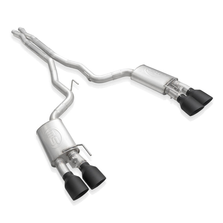 Stainless Works 2020 Ford GT500 Legend Catback X-Pipe Exhaust Factory Connect - Black Tips - Premium Catback from Stainless Works - Just 10761.33 SR! Shop now at Motors