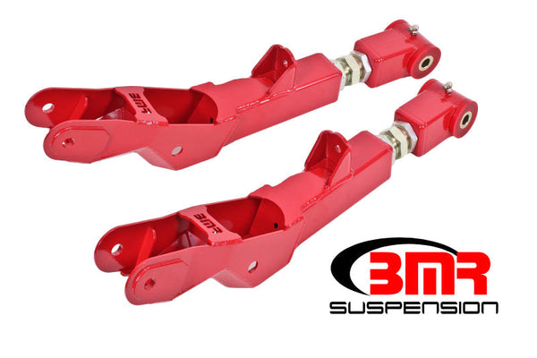 BMR 10-15 5th Gen Camaro Lower Control Arms Rear On-Car Adj. (Polyurethane) - Red - Premium Control Arms from BMR Suspension - Just 3230.08 SR! Shop now at Motors