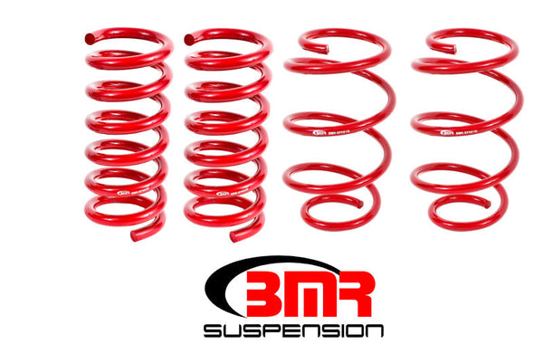 BMR 15-17 S550 Mustang Performance Version Lowering Springs (Set Of 4) - Red - Premium Lowering Springs from BMR Suspension - Just 826.16 SR! Shop now at Motors