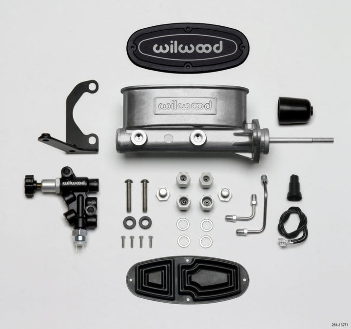 Wilwood HV Tandem M/C Kit w L/H Bracket & Prop Valve - 7/8in Bore-W/Pushrod - Premium Brake Master Cylinder from Wilwood - Just 1347.40 SR! Shop now at Motors