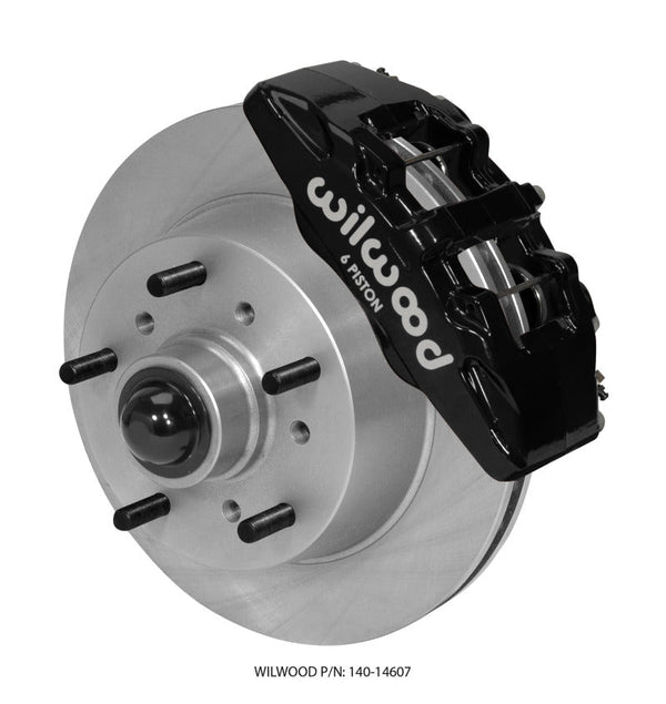 Wilwood Dynapro 6 Front Kit 11.75 Rotor Black 57-67 Ford F100 - Premium Big Brake Kits from Wilwood - Just 3378.87 SR! Shop now at Motors