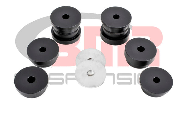 BMR 15-17 S550 Mustang Rear Cradle Bushing Kit (Delrin) - Black - Premium Differential Bushings from BMR Suspension - Just 638.35 SR! Shop now at Motors