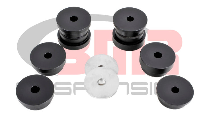 BMR 15-17 S550 Mustang Rear Cradle Bushing Kit (Delrin) - Black - Premium Differential Bushings from BMR Suspension - Just 637.88 SR! Shop now at Motors