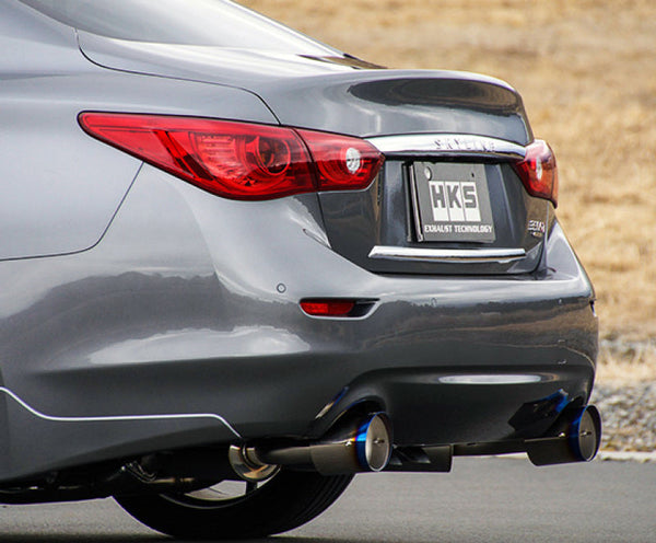 HKS Infiniti Q50 Hybrid VQ37 Dual Hi-Power Titanium Tip Catback Exhaust - Premium Catback from HKS - Just 8300.41 SR! Shop now at Motors