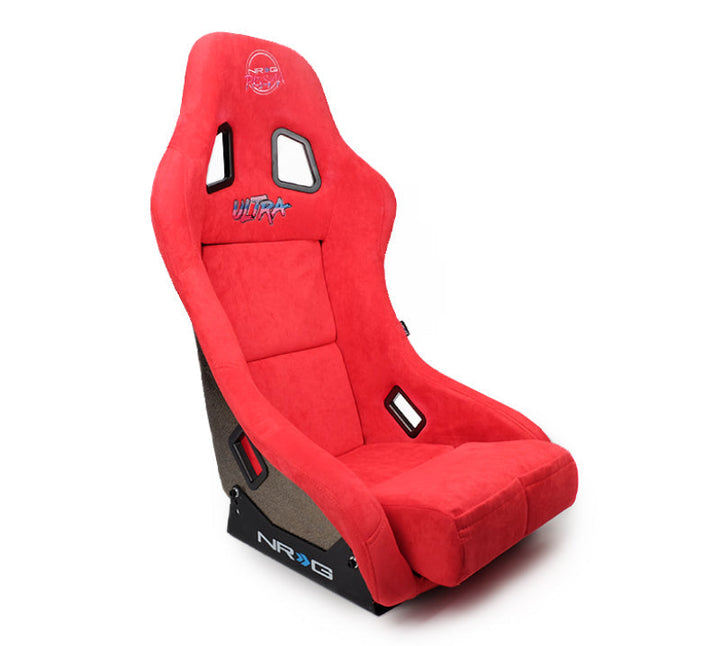 NRG FRP Bucket Seat ULTRA Edition - Medium (Red Alcantara/Pearlized Back) - Premium Race Seats from NRG - Just 1352.10 SR! Shop now at Motors