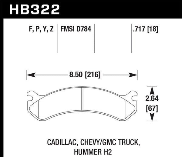 Hawk Chevy / GMC Truck / Hummer Super Duty Street Front Brake Pads - Premium Brake Pads - Performance from Hawk Performance - Just 554.37 SR! Shop now at Motors