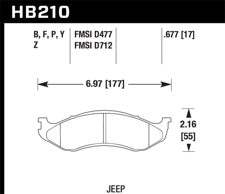 Hawk Performance Ceramic Street Brake Pads - Premium Brake Pads - Performance from Hawk Performance - Just 446.19 SR! Shop now at Motors