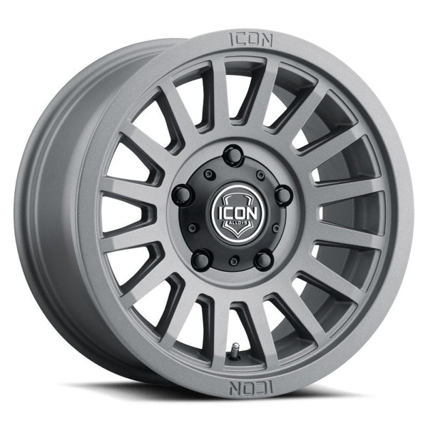 ICON Recon SLX 18x9 6x5.5 BP 40mm Offset 6.6in BS 95.1mm Hub Bore Charcoal Wheel - Premium Wheels - Cast from ICON - Just 1129.15 SR! Shop now at Motors