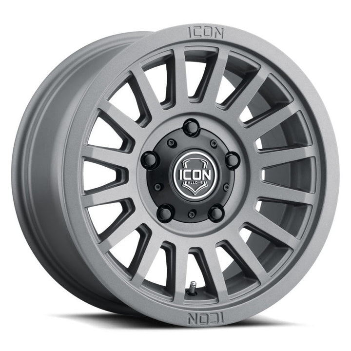 ICON Recon SLX 18x9 6x135 BP 6mm Offset 5.25in BS 87.1mm Hub Bore Charcoal Wheel - Premium Wheels - Cast from ICON - Just 1129.15 SR! Shop now at Motors