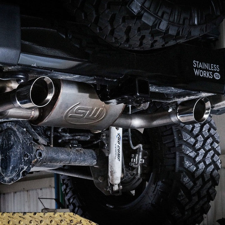 Stainless Works 2012-17 Jeep Wrangler Catback Exhaust - Premium Catback from Stainless Works - Just 5132.93 SR! Shop now at Motors