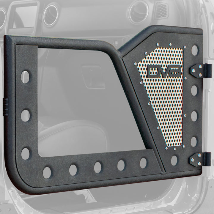 DV8 Offroad Jeep 18+ Wrangler JL / 20+ Gladiator JT Front Rock Doors w/ Perforated Aluminum Mesh - Premium Doors from DV8 Offroad - Just 2284.09 SR! Shop now at Motors