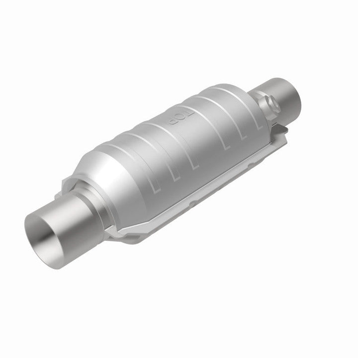 MagnaFlow Conv Univ 2.25in Inlet/Outlet Center/Center Round 11in Body L x 5.125in W x 15in Overall L - Premium Catalytic Converter Universal from Magnaflow - Just 758.68 SR! Shop now at Motors