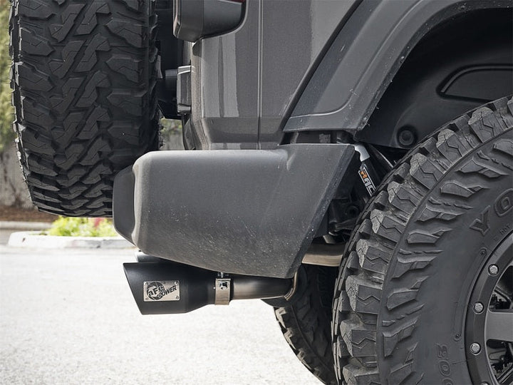 aFe Rebel Series 2.5in 409 SS Axle-Back Exhaust w/ Black Tips 2018+ Jeep Wrangler (JL) V6 3.6L - Premium Axle Back from aFe - Just 2948.78 SR! Shop now at Motors