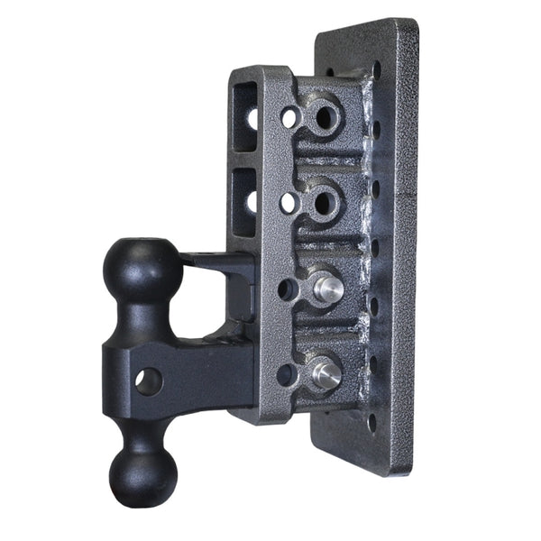 Gen-Y Mega Duty 2in Bolt-On 7.5in Drop 2K TW 16K Hitch w/GH-051 Dual-Ball/GH-032 Pintle Lock