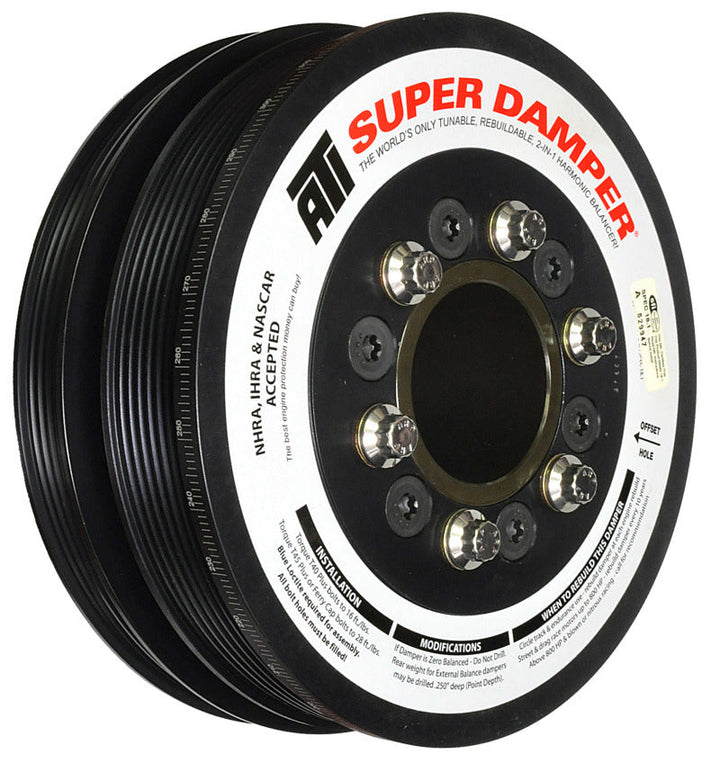 ATI Damper - 7.48in - Alum - 6/4 Grv - LS3 Camaro - 10-15 - Gen 3 Vortec Truck - 6 Bolt - LS - Premium Crankshaft Dampers from ATI - Just 1946.47 SR! Shop now at Motors