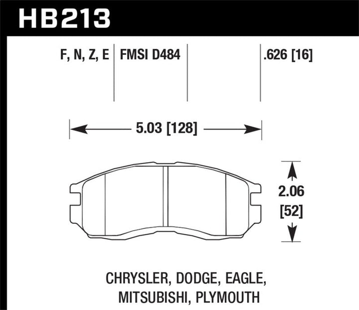 Hawk 1st Gen DSM HPS Street Front Brake Pads - Premium Brake Pads - Performance from Hawk Performance - Just 469.85 SR! Shop now at Motors