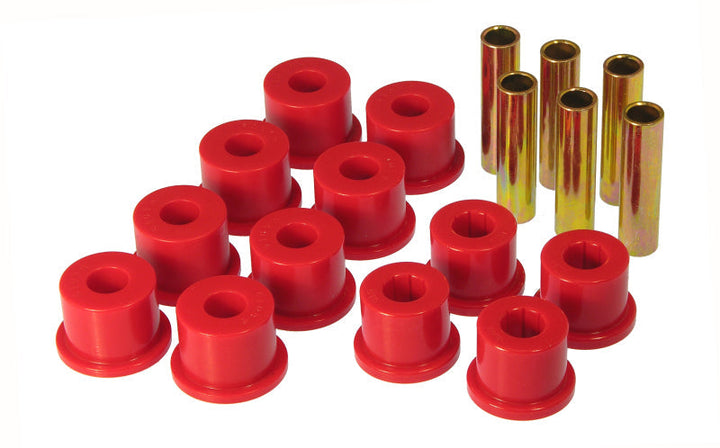 Prothane GM Rear Spring & Shackle Bushings (w/ 1.5in OD Frame Shackle Bush) - Red - Premium Bushing Kits from Prothane - Just 384.77 SR! Shop now at Motors