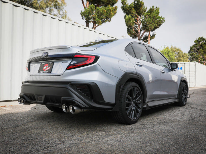 aFe POWER Takeda 3in to 2-1/2in 304 SS Cat-Back Exhaust w/ Polished Tips 22-23 Subaru WRX H4-2.4L(t) - Premium Catback from aFe - Just 5159.44 SR! Shop now at Motors