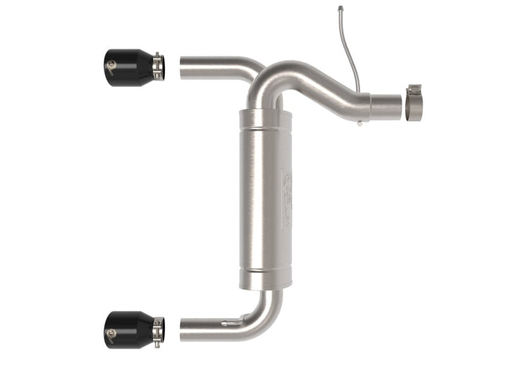 aFe Vulcan 3in 304 SS Axle-Back Exhaust 2021 Ford Bronco L4-2.3L (t)/V6-2.7L (tt) w/ Black Tips - Premium Axle Back from aFe - Just 2428.41 SR! Shop now at Motors