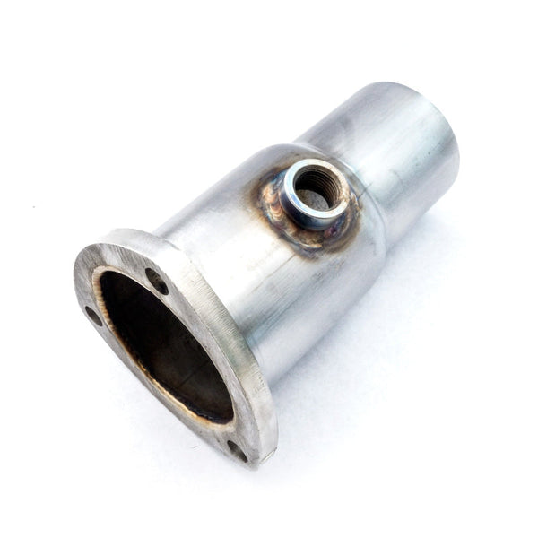 Stainless Works Collector Adapter 3-Bolt 2-1/2in OD Tubing 2-1/4in OD Outlet + O2 Bung - Premium Exhaust Collector from Stainless Works - Just 438.44 SR! Shop now at Motors