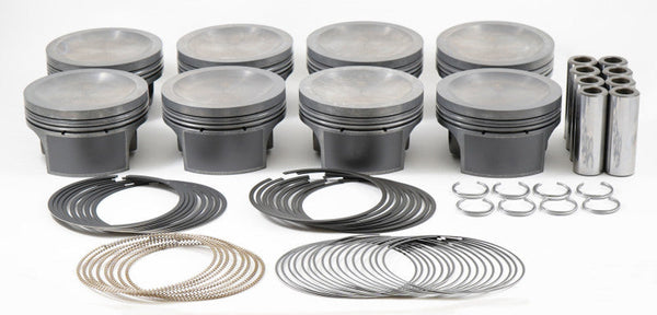 Mahle MS Piston Set SBF 284cid 3.572in Bore 3.543in Stroke 5.930in Rod .866 Pin-16cc 9.5 CR Set of 8 - Premium Piston Sets - Forged - 8cyl from Mahle - Just 3177.97 SR! Shop now at Motors
