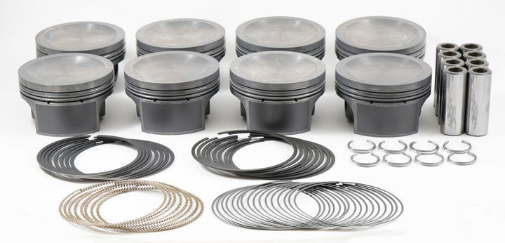 Mahle MS Piston Set SBF 284cid 3.572in Bore 3.543in Stroke 5.930in Rod .866 Pin-16cc 9.5 CR Set of 8 - Premium Piston Sets - Forged - 8cyl from Mahle - Just 3178.23 SR! Shop now at Motors