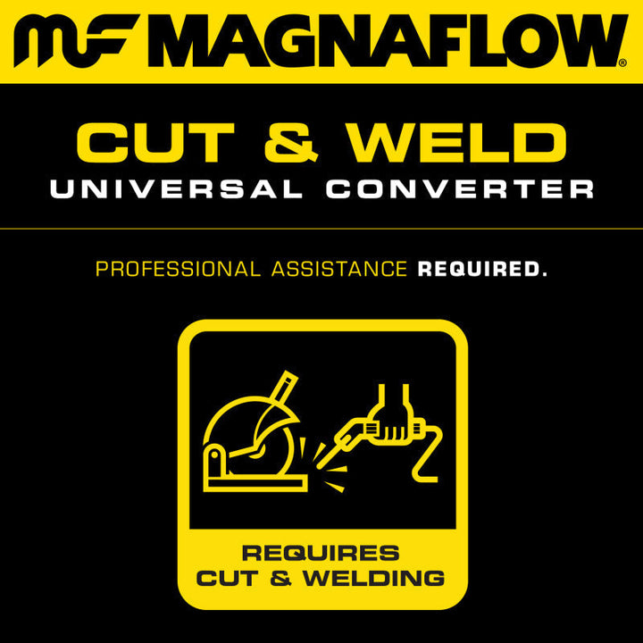 MagnaFlow Conv Univ 3in Inlet/Outlet Center/Center Round 9in Body L x 5.125in W x 13in Overall L - Premium Catalytic Converter Universal from Magnaflow - Just 668.54 SR! Shop now at Motors