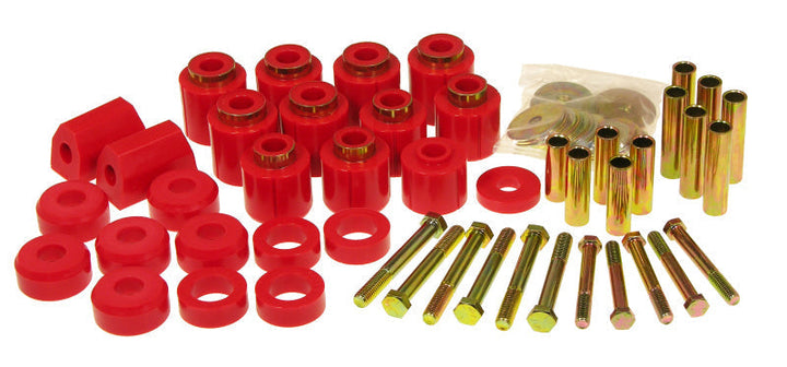 Prothane 87-96 Jeep YJ 1in Lift Body Mount Kit - Red - Premium Bushing Kits from Prothane - Just 1568.74 SR! Shop now at Motors