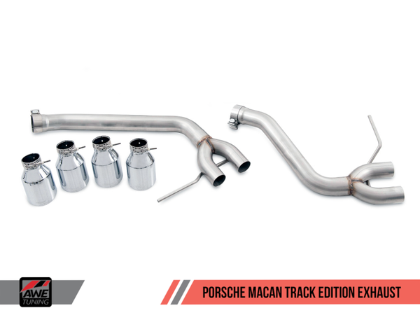 AWE Tuning Porsche Macan Track Edition Exhaust System - Diamond Black 102mm Tips - Premium Axle Back from AWE Tuning - Just 6162.48 SR! Shop now at Motors