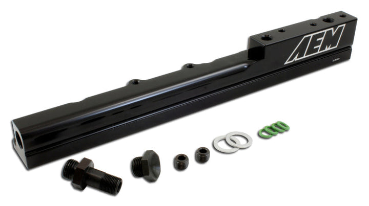 AEM 99-00 Honda Civic Si Black Fuel Rail - Premium Fuel Rails from AEM - Just 589.61 SR! Shop now at Motors