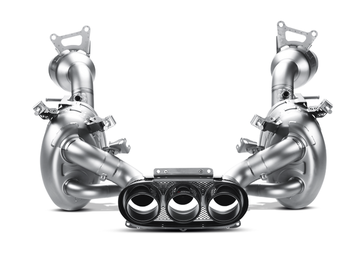 Akrapovic 10-15 Ferrari 458 Italia/458 Spyder Slip-On Line (Titanium) w/ Carbon Tips - Premium Muffler from Akrapovic - Just 35068.64 SR! Shop now at Motors