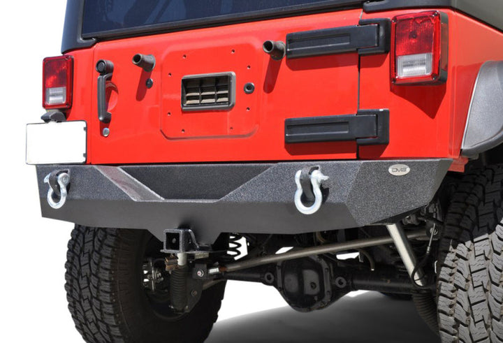 DV8 Offroad 07-18 Jeep Wrangler JK Steel Mid Length Rear Bumper - Premium Bumpers - Steel from DV8 Offroad - Just 2189.79 SR! Shop now at Motors