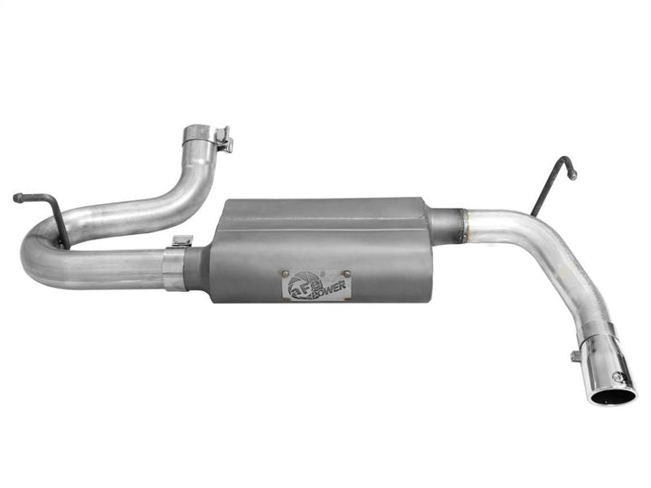 aFe Scorpion 2-1/2in Alum Steel Axle-Back Exhaust w/Polished Tip 07-18 Jeep Wrangler JK V6-3.6/3.8L - Premium Axle Back from aFe - Just 1555.48 SR! Shop now at Motors