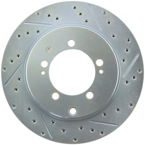 StopTech Select Sport Drilled & Slotted Rotor - Front Right - Premium Brake Rotors - Slot & Drilled from Stoptech - Just 372.32 SR! Shop now at Motors