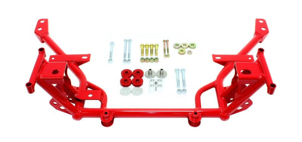 BMR 05-14 S197 Mustang K-Member w/ STD. Motor Mounts and STD. Rack Mounts - Red - Premium Crossmembers from BMR Suspension - Just 2328.61 SR! Shop now at Motors