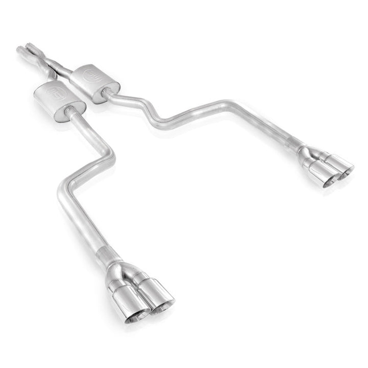 Stainless Works 2008-14 Challenger 3in Catback X-Pipe S-Tube Mufflers 3-1/2in Tips - Premium Catback from Stainless Works - Just 6672.81 SR! Shop now at Motors